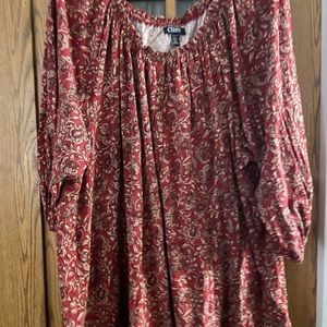 Chaps off shoulder top